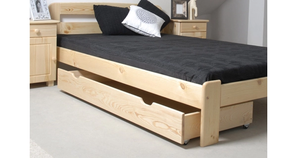 Zásuvka pod postel 150 cm, masiv borovice