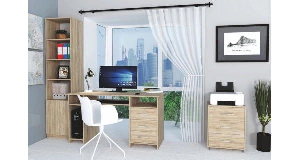 Zásuvkový kontejner MAUGHANI II, dub sonoma