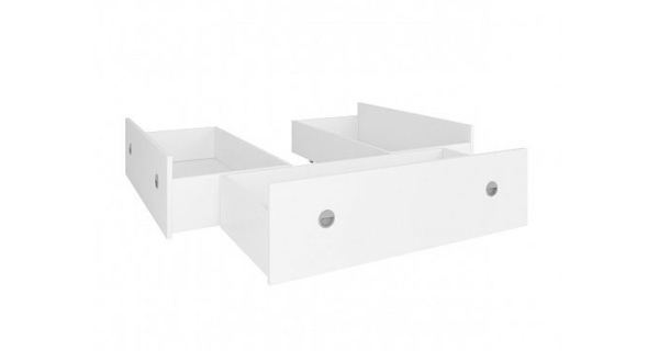 Zásuvky k posteli MARIONET 140x200 cm - 3 ks, bílá, 5 let záruka
