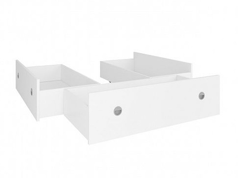 Zásuvky k posteli MARIONET 140x200 cm - 3 ks, bílá, 5 let záruka