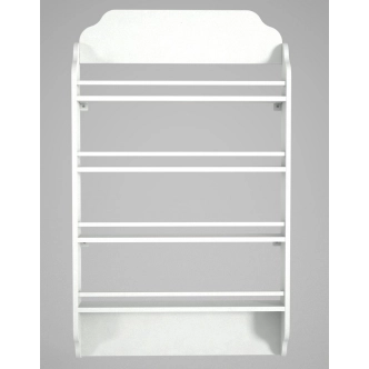 Závěsná knihovna CEJLON, bílá