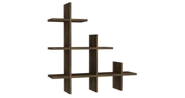 Závěsná police BELFORD, vlašský ořech