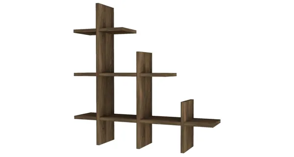 Závěsná police BELFORD, vlašský ořech