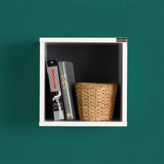 Závěsná police LEVISTIC, bílá DOPRODEJ