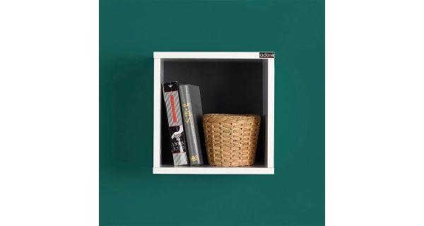 Závěsná police LEVISTIC, bílá DOPRODEJ