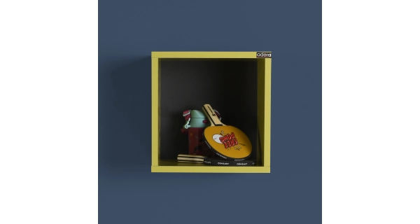 Závěsná police LEVISTIC, zelená DOPRODEJ