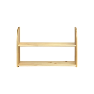 Závěsná police MITRE lakovaná, masiv smrk