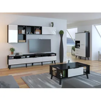 Závěsná police OSMAK, černá