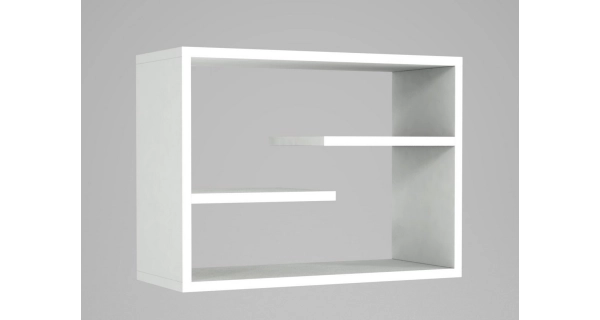 Závěsná police VILACH, bílá