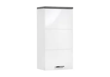 Závěsná skříňka ELZA 1D, bílá/beton
