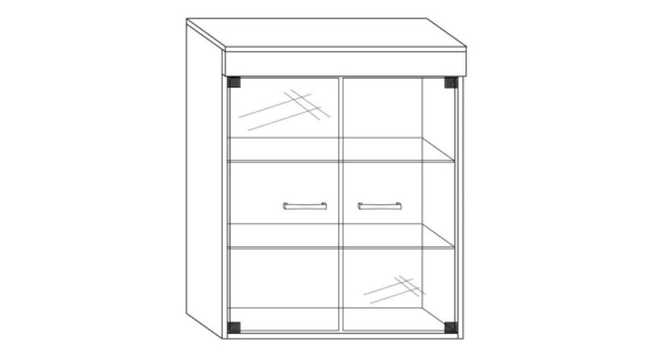 Závěsná skříňka IRUS, dub sonoma, 5 let záruka