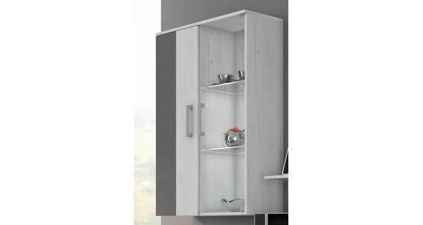 Závěsná skříňka MANGONA, craft bílý/grafit