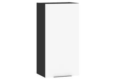 Závěsná skříňka OSMAK 1DPN, černá/bílý lesk