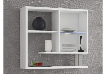 Závěsná vitrína LEHUA, bílá