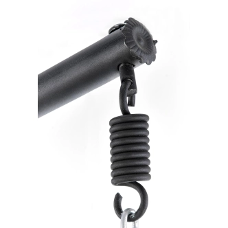 Závěsné křeslo MALIKOP, šedá/černá