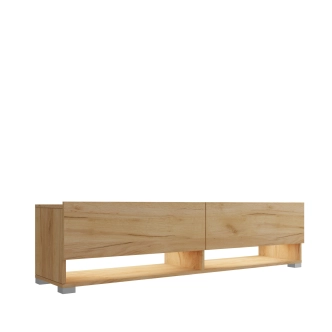 Závěsný televizní stolek ANTOFALLA 175, dub craft
