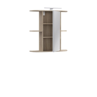 ZELEL koupelnová sestava, dub sonoma/bílá, 5 let záruka