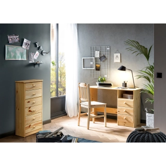 Židle ANUP lakovaná, masiv smrk