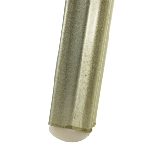 Židle ARVATI stohovatelná, šedá látka/champagne rám