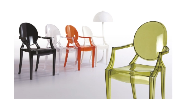 Židle GABRILI, průhledná