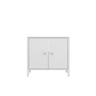 ZOBI koupelnová skříňka pod umyvadlo s dvířky, bílá, 5 let záruka