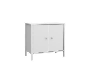 ZOBI koupelnová skříňka pod umyvadlo s dvířky, bílá, 5 let záruka