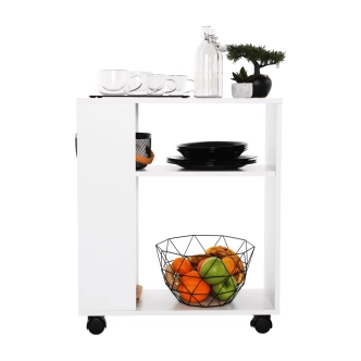 ZOOELA odkládací stolek, bílá