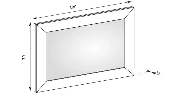 Zrcadlo ACHAO 100, dub stoletý