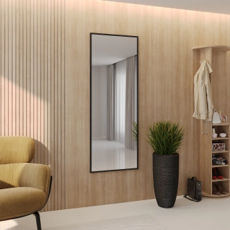 Zrcadlo CLAVER, černá