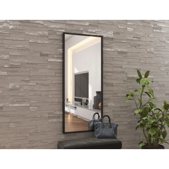 Zrcadlo DOLOMIT, černá