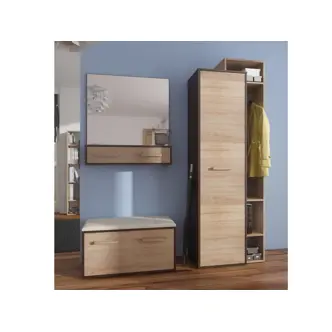 Zrcadlo DORINDA, dub sonoma tmavý/dub sonoma