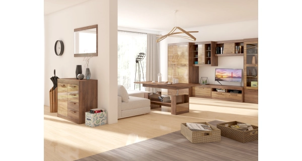 Zrcadlo GATTON 100 cm, craft tobaco, 5 let záruka