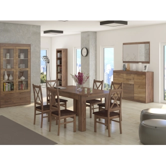 Zrcadlo GATTON 120 cm, craft tobaco, 5 let záruka