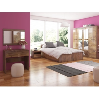 Zrcadlo GATTON 80 cm, craft tobaco, 5 let záruka