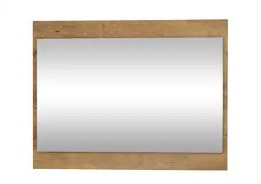 Zrcadlo GATTON 80 cm, dub burgundský