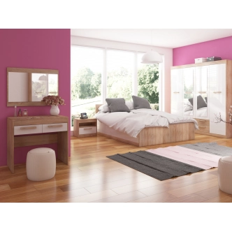 Zrcadlo GATTON 80 cm, dub sonoma, 5 let záruka