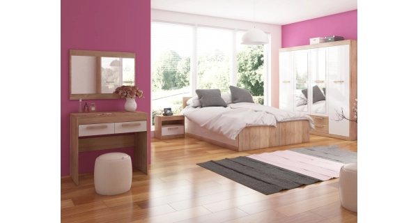 Zrcadlo GATTON 80 cm, dub sonoma, 5 let záruka