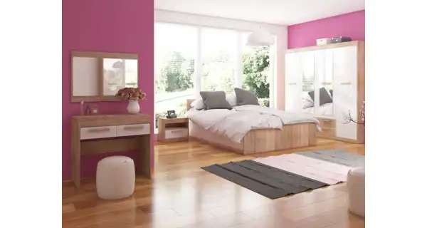 Zrcadlo GATTON 80 cm, dub sonoma