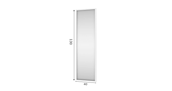 Zrcadlo GIUSTO, bílá