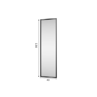 Zrcadlo GIUSTO, černá