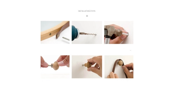 Zrcadlo MELI 1, přírodní