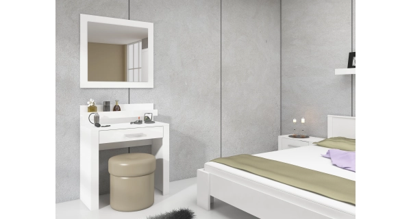 Zrcadlo MOLTENO, bílá, 5 let záruka