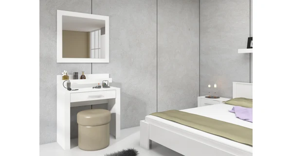 Zrcadlo MOLTENO, bílá