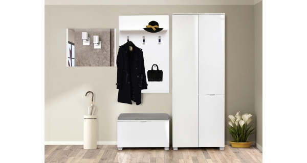 Zrcadlo SASANKA 80x60, bílá