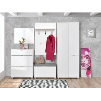 Zrcadlo SASANKA 80x60, bílá