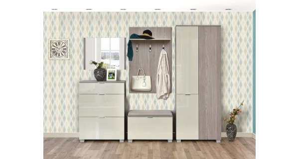 Zrcadlo SASANKA 80x60, dub nordic