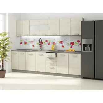 ZULA, dvířka na myčku ZM 570x596, šedá/akácie DOPRODEJ